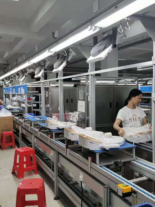 电子盖板倍速链线体