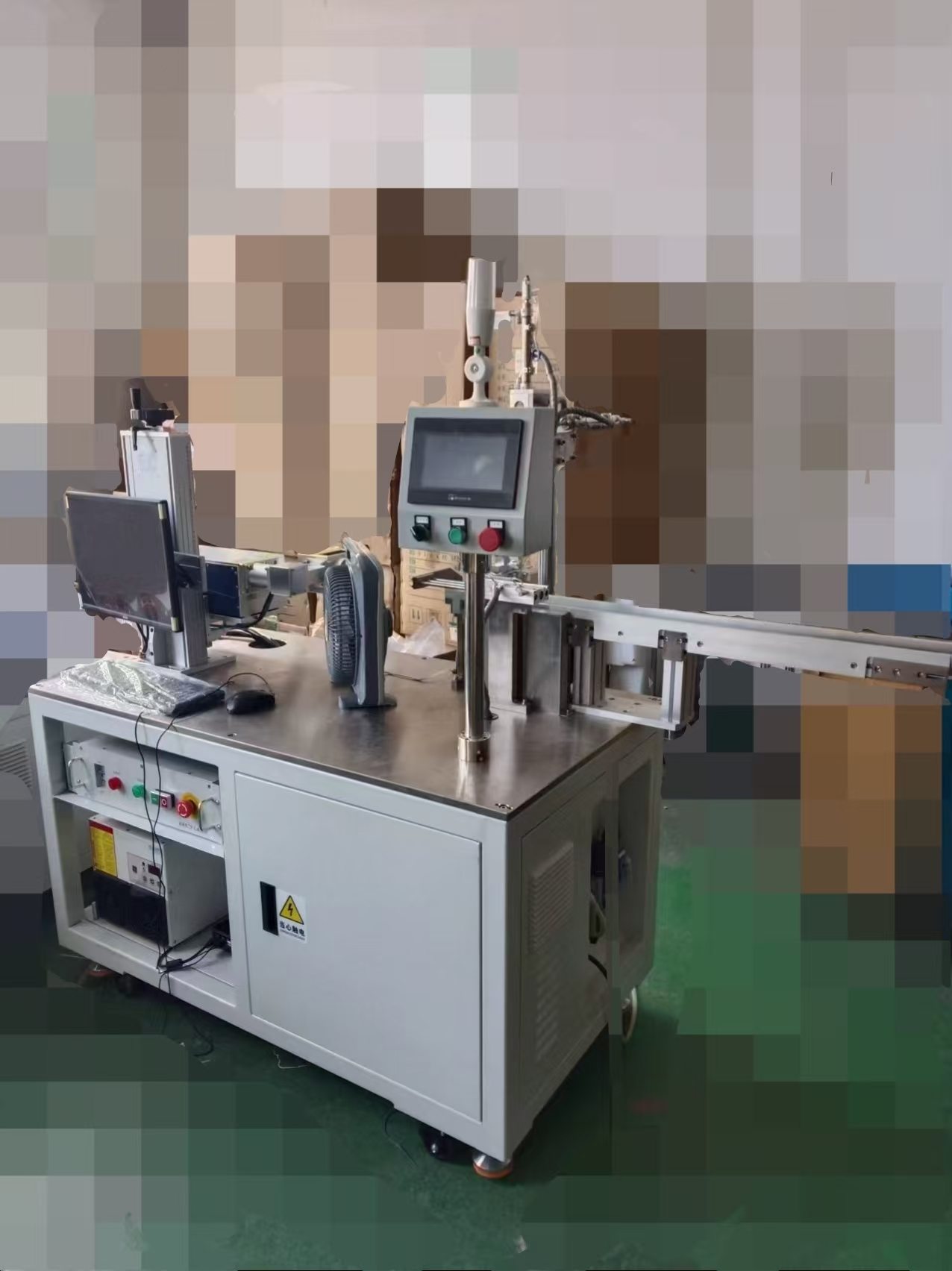 排水阀上盖打标机