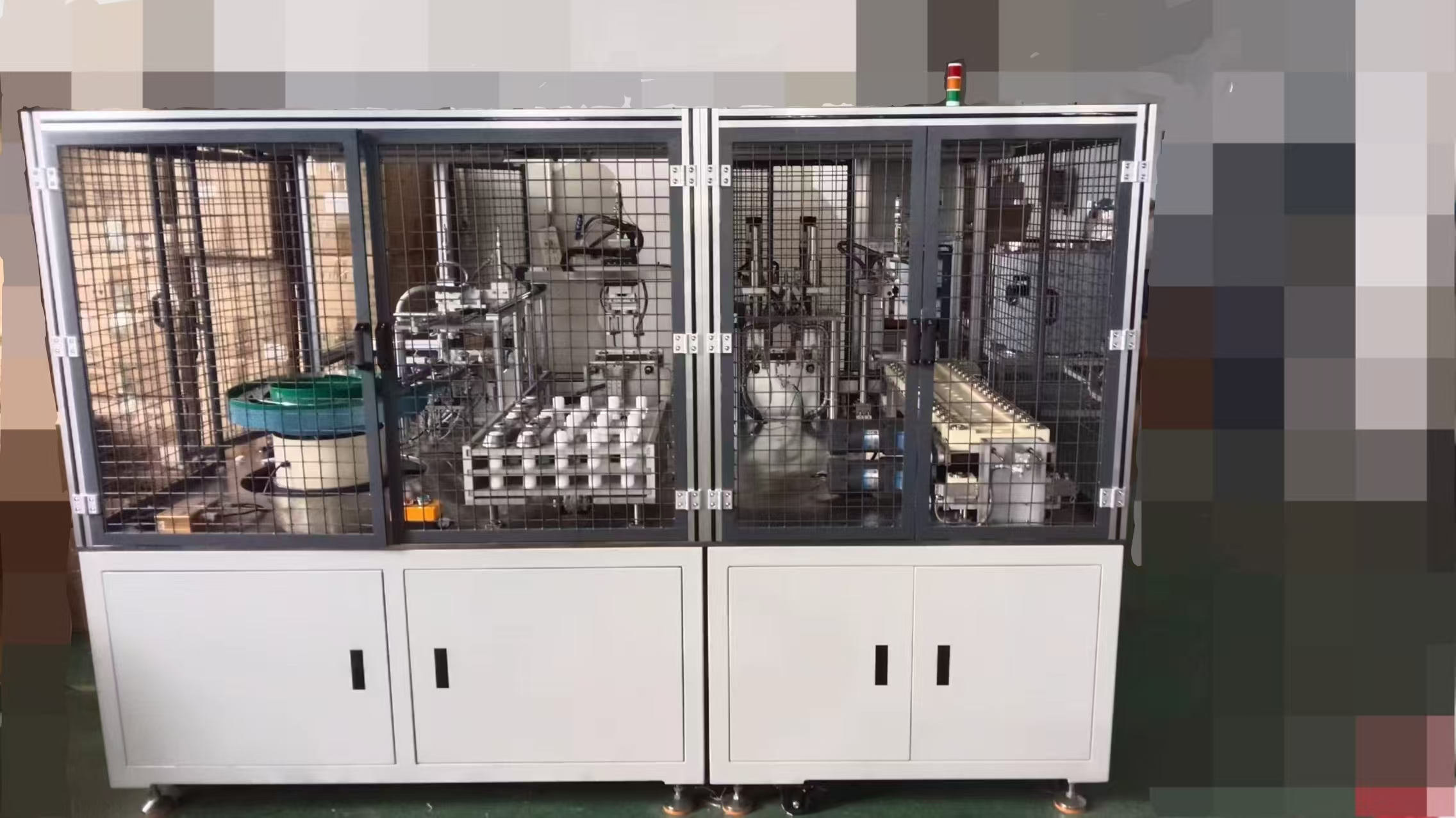 8双本体自动拆装上盖、面板组装机