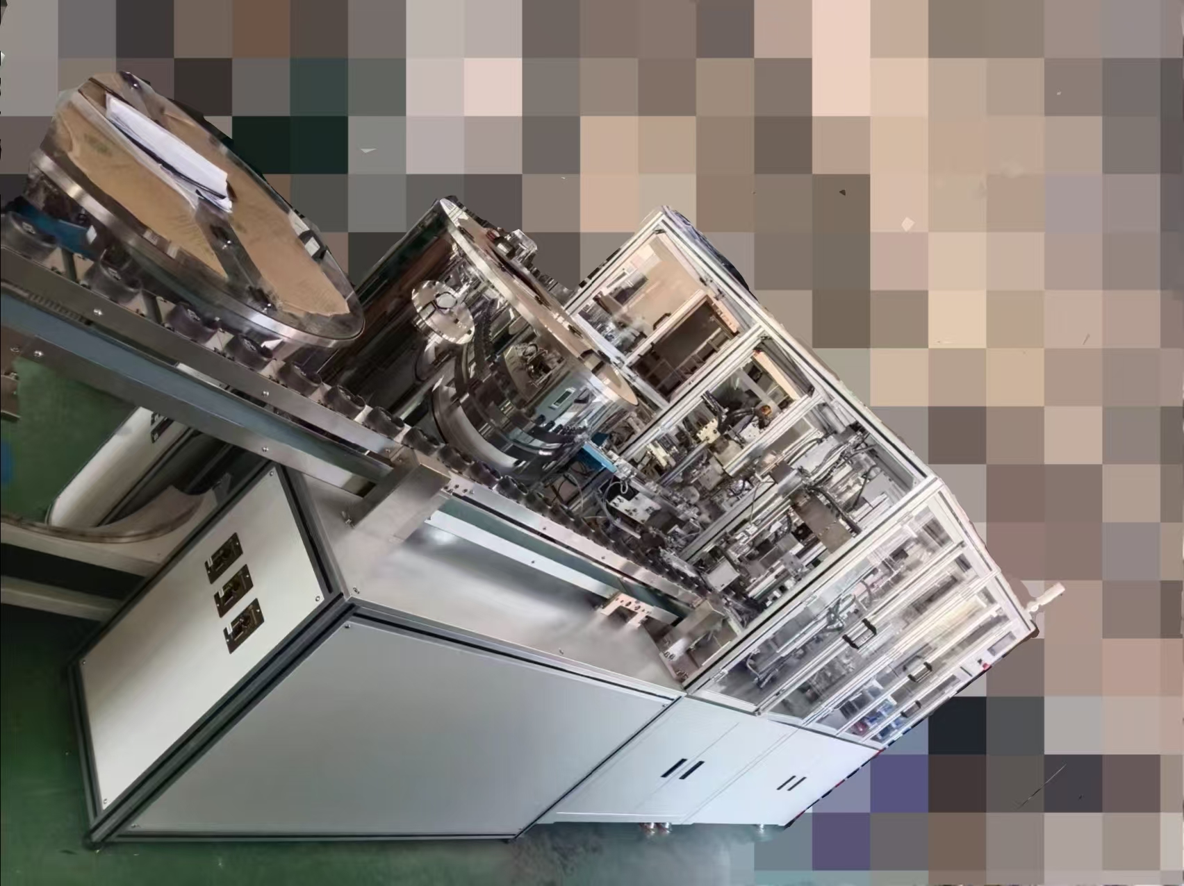 筒底筒芯柱组装机