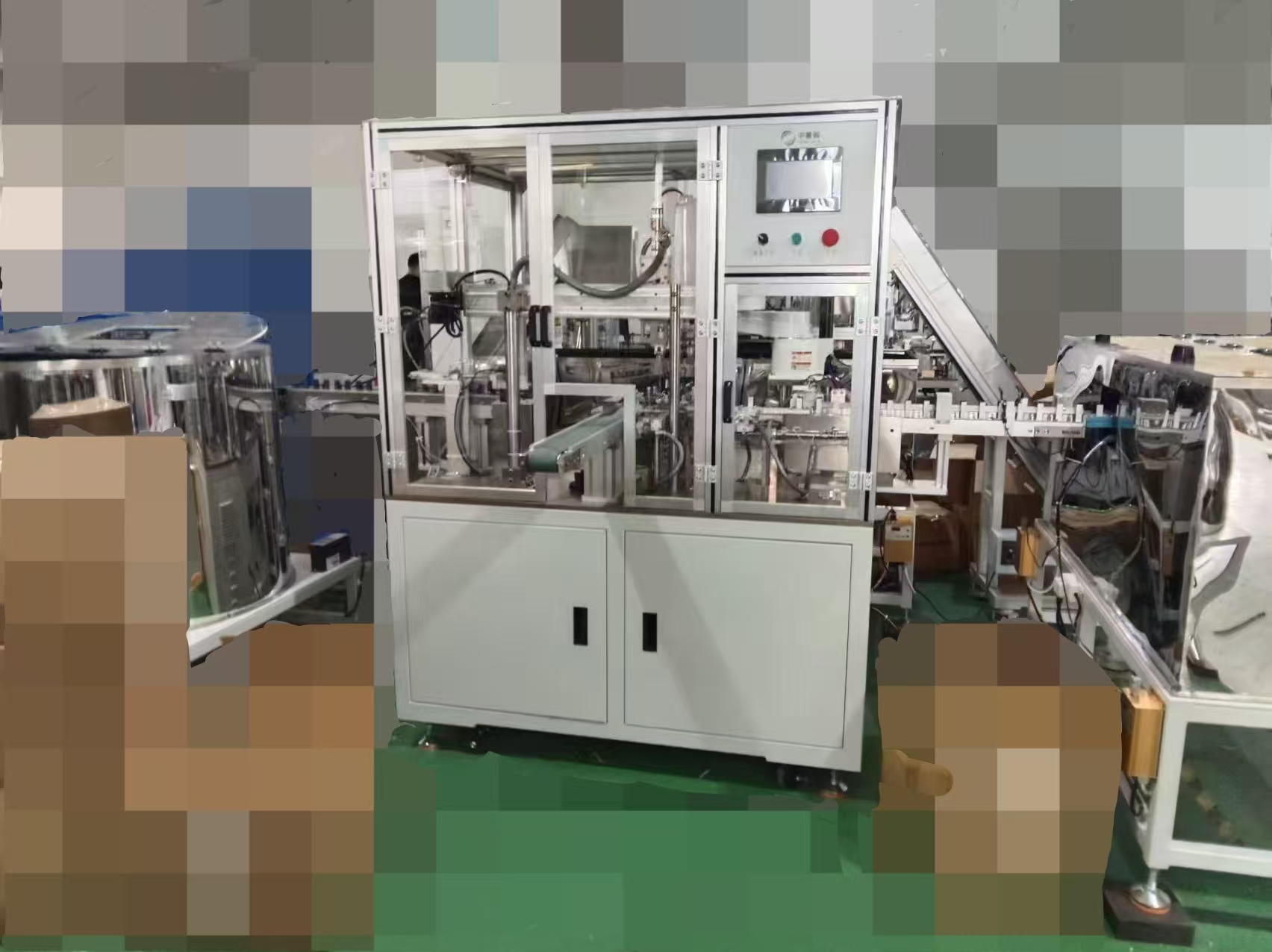 2寸按键座组件自动组装机