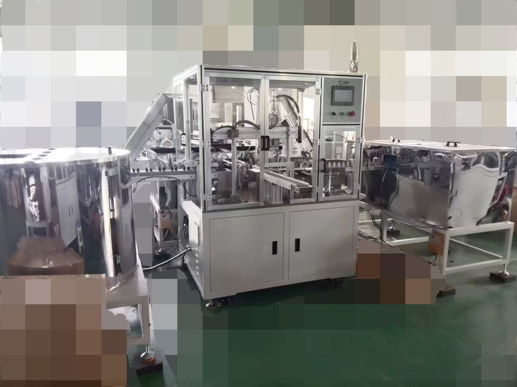 3寸按键座组件自动组装机