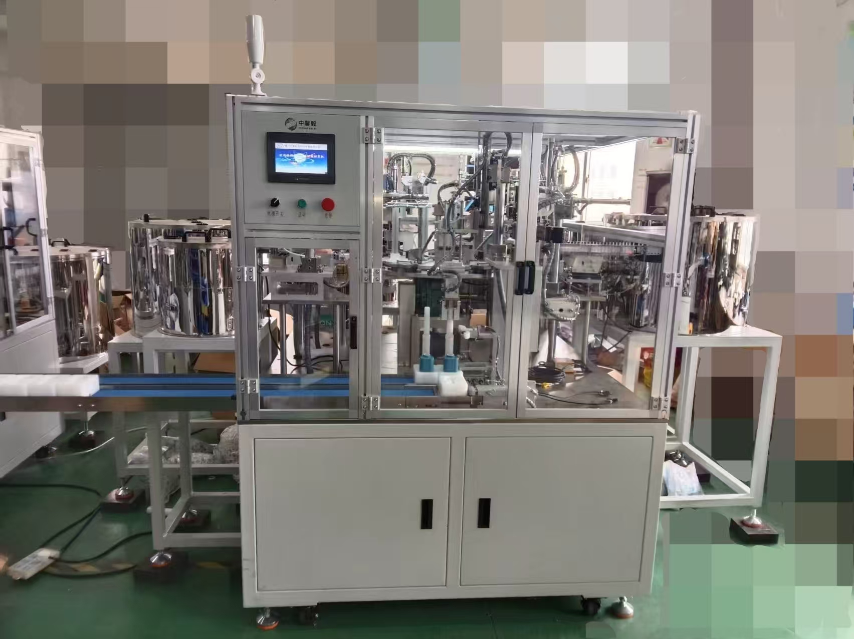 进水螺母胶圈组装机